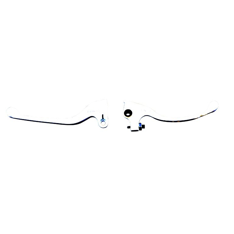 Paire leviers Rieju MRT 09-11 / Derbi Senda Evo 08-11 blanc