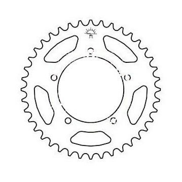 Couronne JT Sprockets Acier pas 420 51 dents - Pour Aprilia MX 50 SM 0