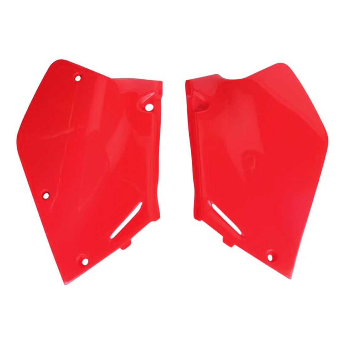 Plaques numéro latérales UFO Honda CR 250R 95-96 rouge (rouge CR 92-99