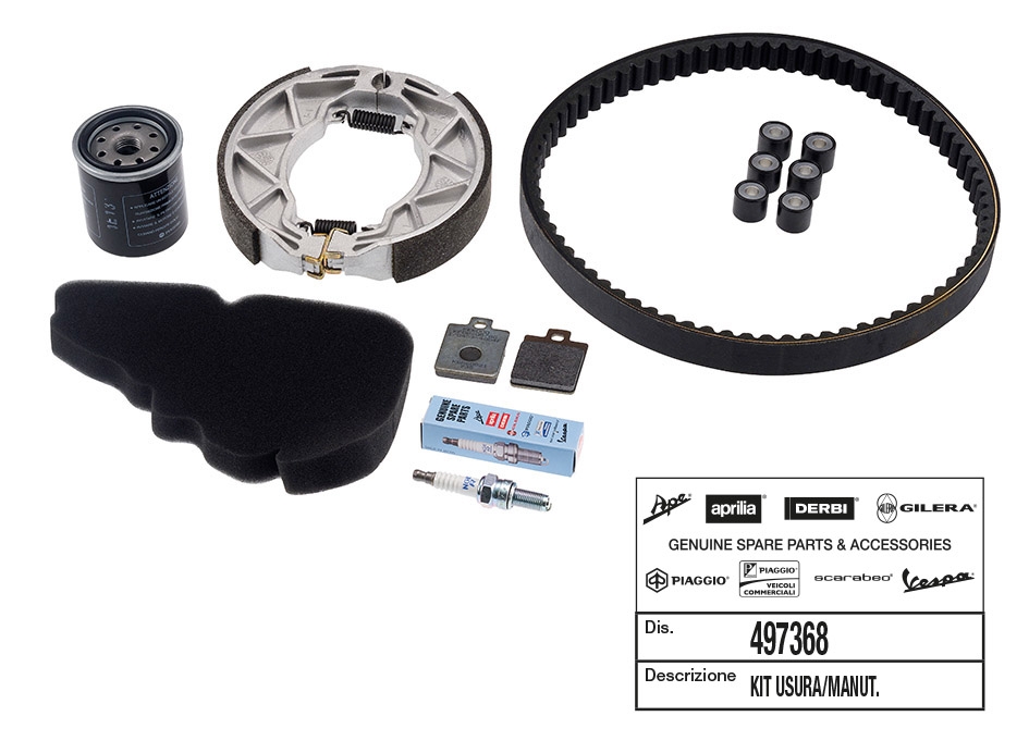 Kit entretien Piaggio Liberty 125 2007-10