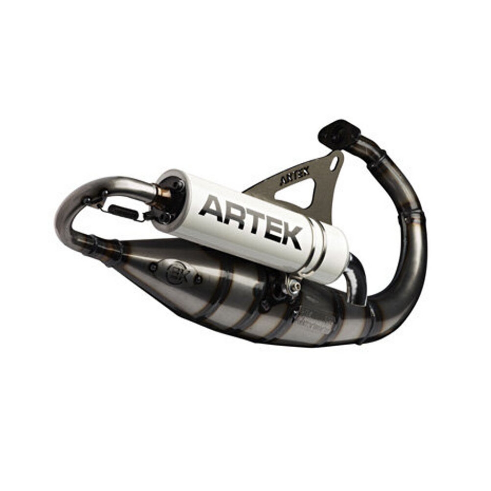 Pot Artek K2 Evo silencieux blanc Peugeot Speedfight TKR