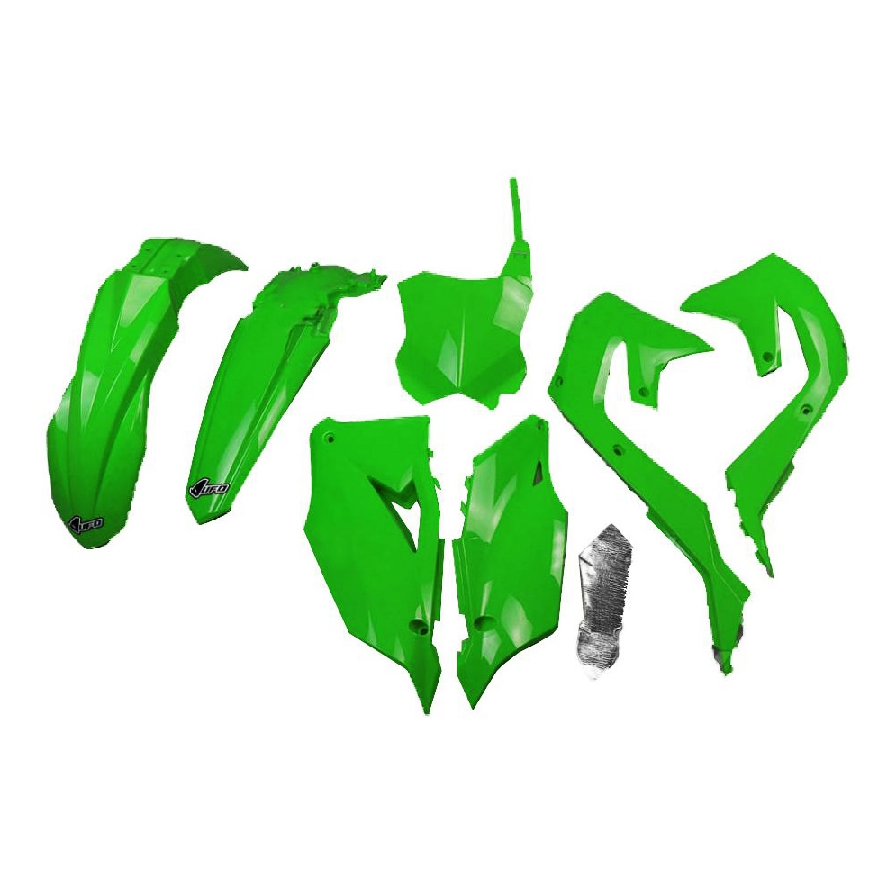 Kit plastiques UFO Kawasaki 450 KX-F 2019 vert (vert KX)