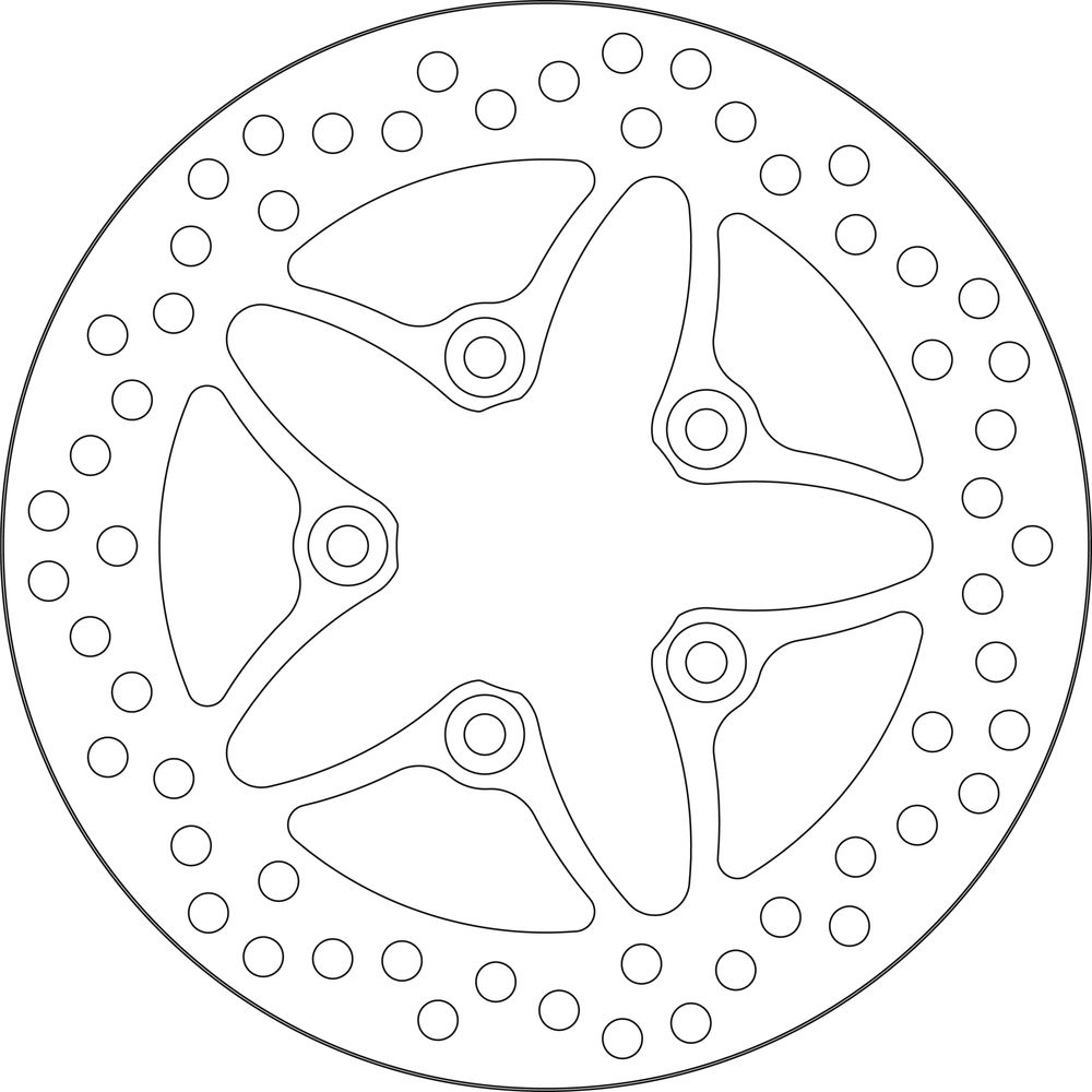Disque de frein arrière SBS 5215
