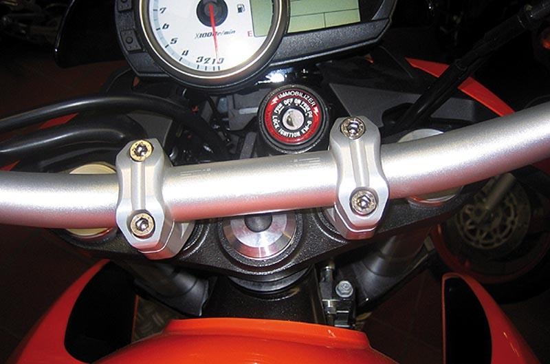 Pontets de guidon LSL rehausse +20 mm pour guidon dorigine Kawasaki Z