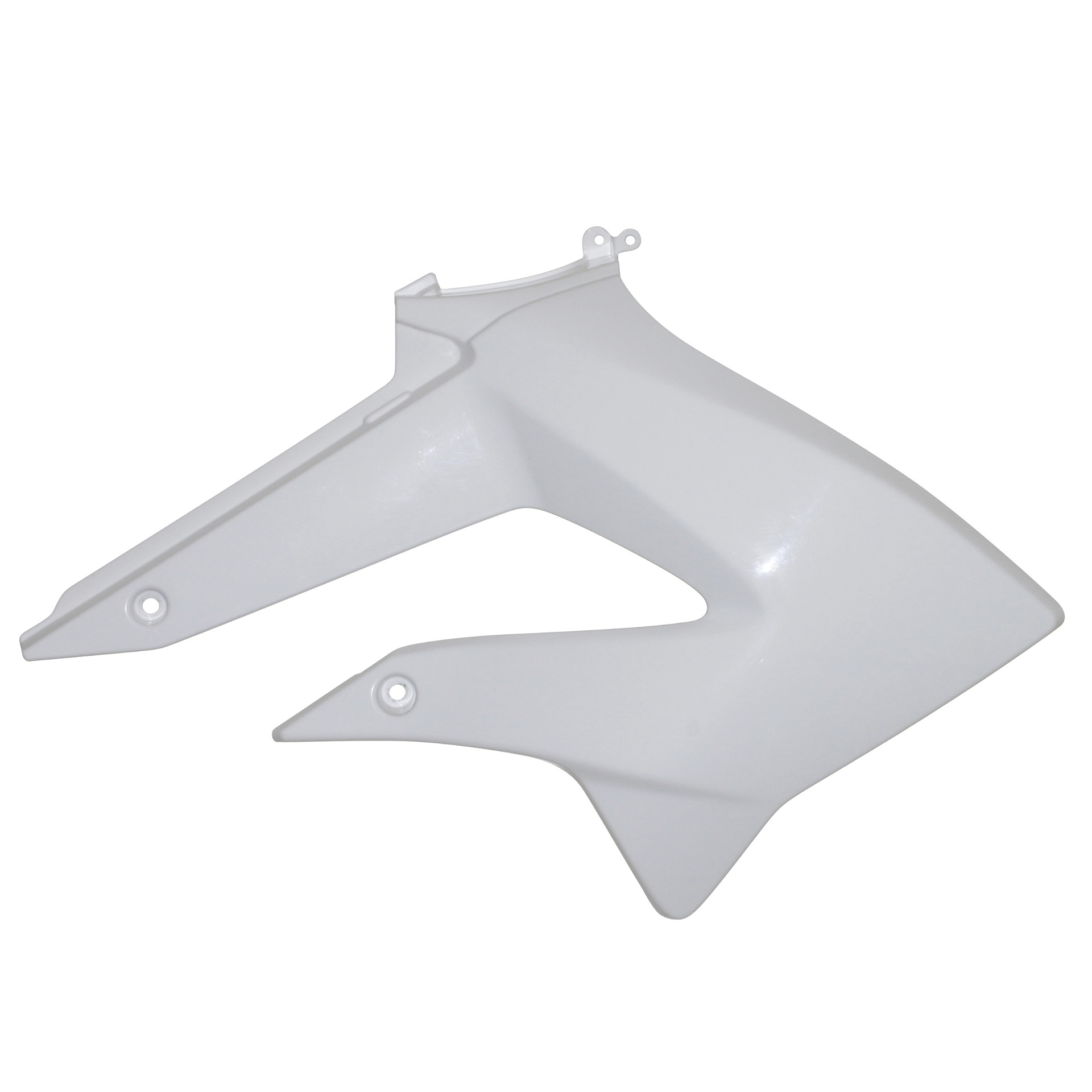 Ouïe de radiateur 1Tek Origine blanc brillant droit Derbi Senda DRD 20