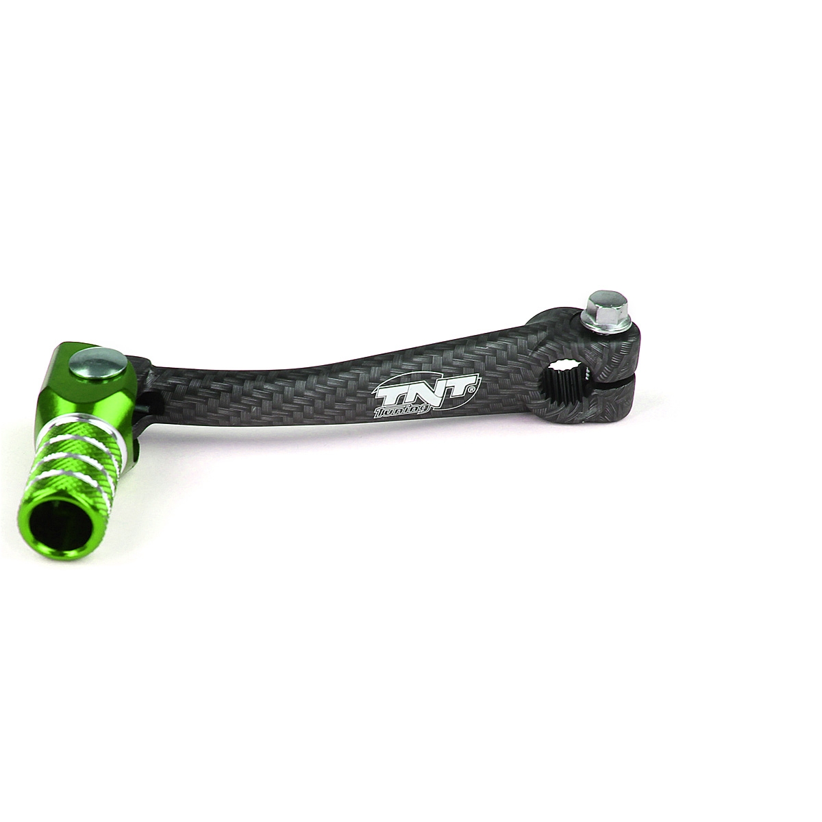 Sélecteur repliable alu carbone adaptable AM6 vert