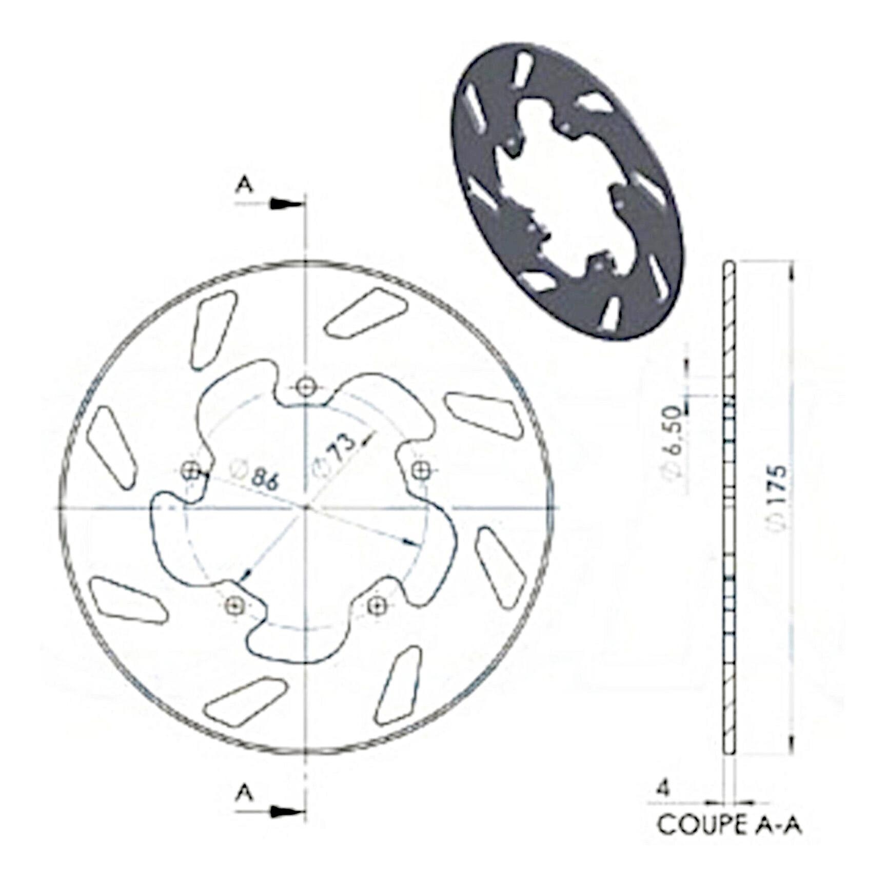 Disque de frein NG Brake Disc D.175 - 366