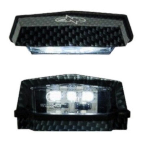 éclaireur à Led 12v Plaque immatriculation Homologué Carbone
