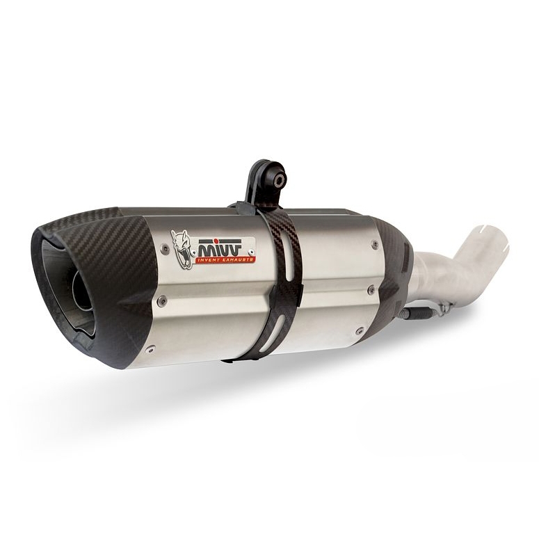 Ligne complète 1x1 MIVV Suono inox / casquette carbone KTM 125 Duke 11