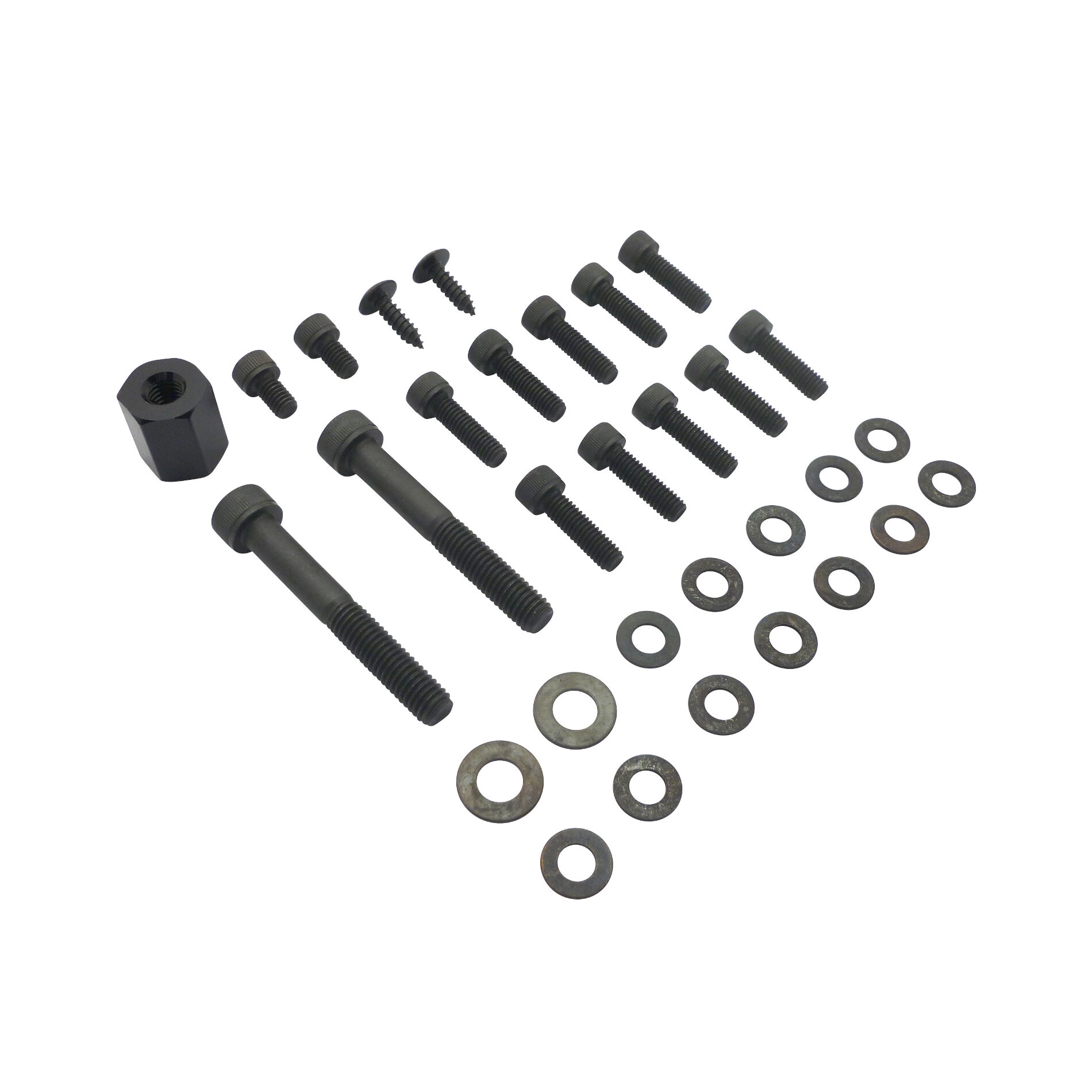 Kit vis de carrosserie Replay acier noir pour Booster spirit