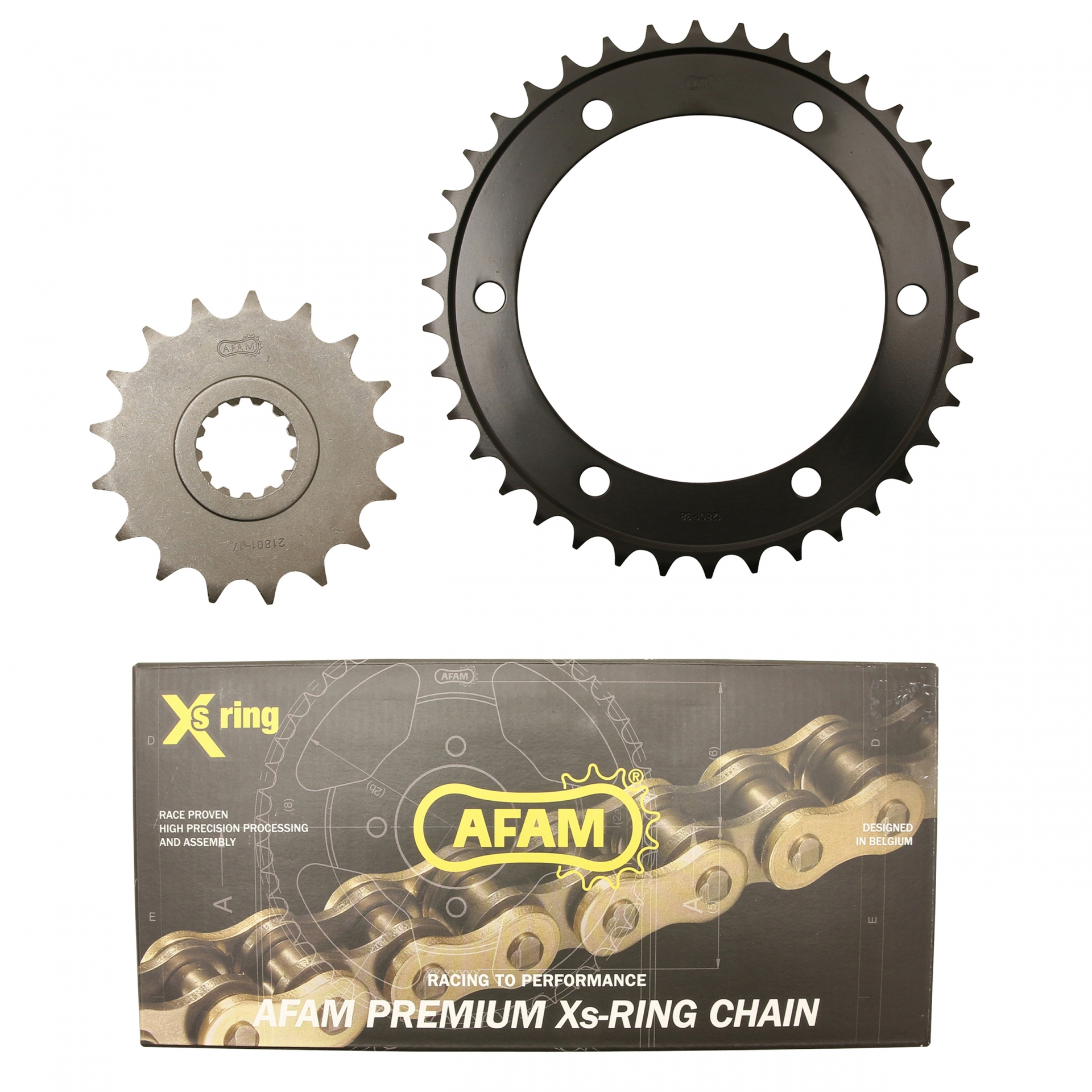 Kit chaîne Afam 38x17 Yamaha 1300 XJR 98-01