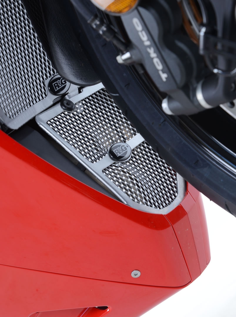 Grille de protection de collecteur R&G Racing noire Honda CBR 1000 RR
