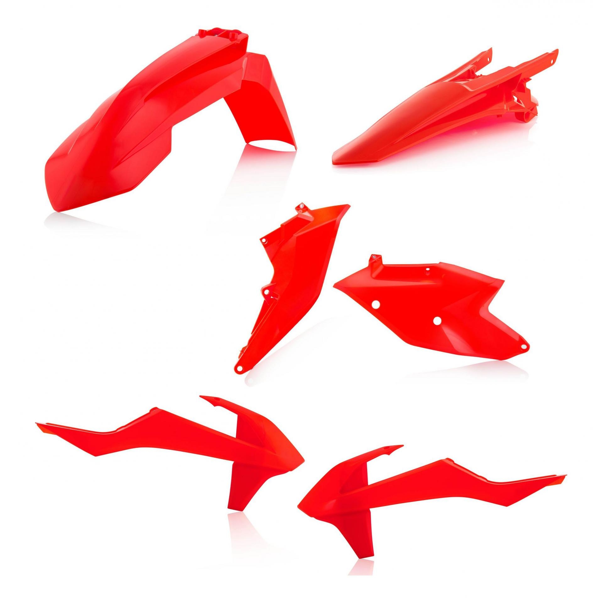 Kit plastiques Acerbis KTM 125 EXC 2019 orange fluo