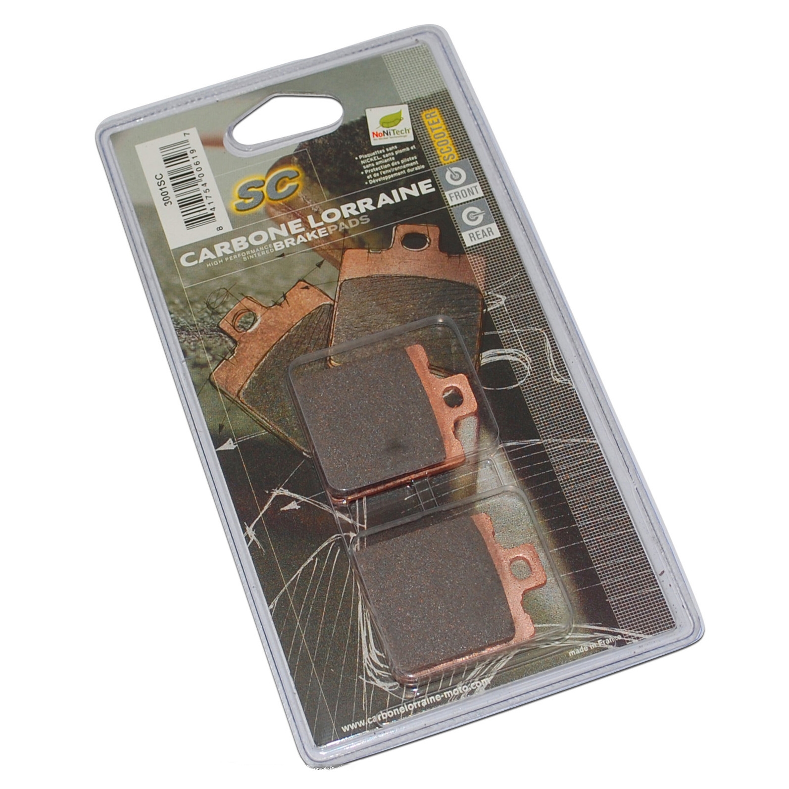 Plaquettes de frein Carbone Lorraine 3001SC