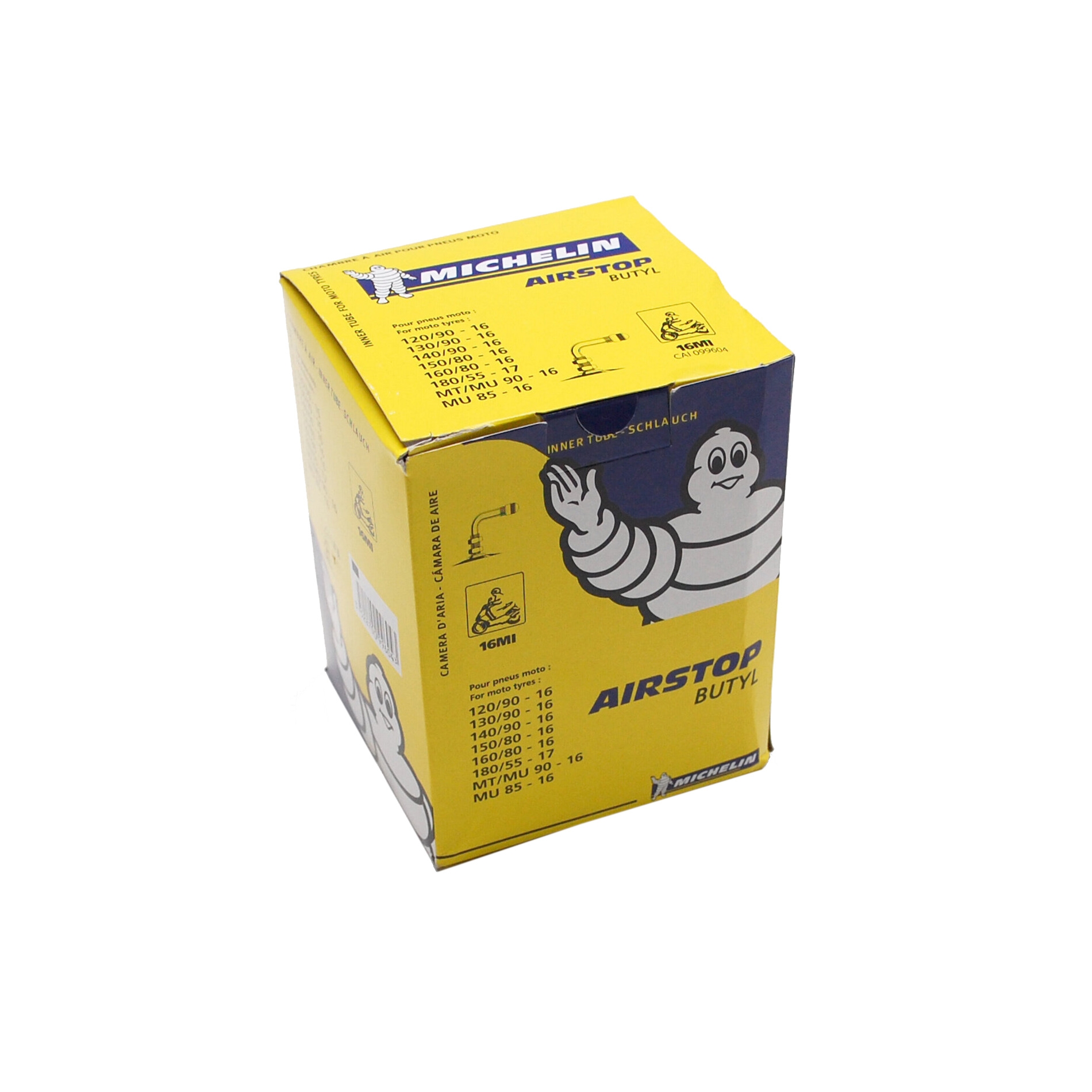 Chambre à air Michelin Street 140/90-16 valve coudée à 90