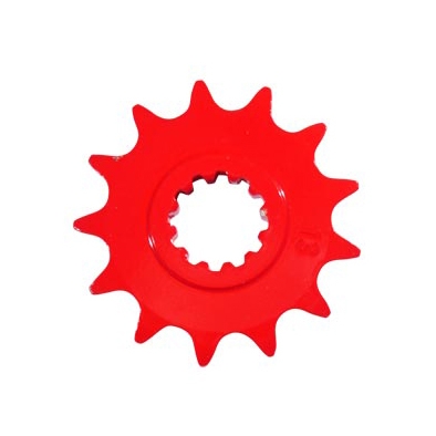 Pignon 13 dents pas 420 Minarelli AM6 rouge