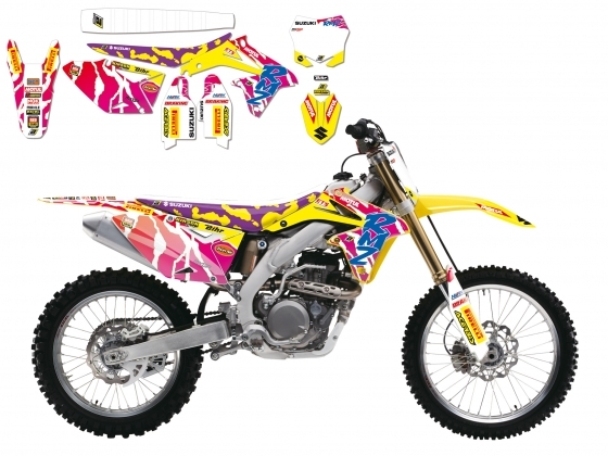 Kit déco complet Blackbird Replica 92 Suzuki MXGP Suzuki 450 RM-Z 08-1