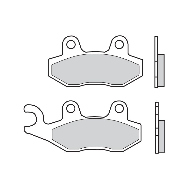 Plaquettes de frein Brembo 07076CC carbone céramique avant
