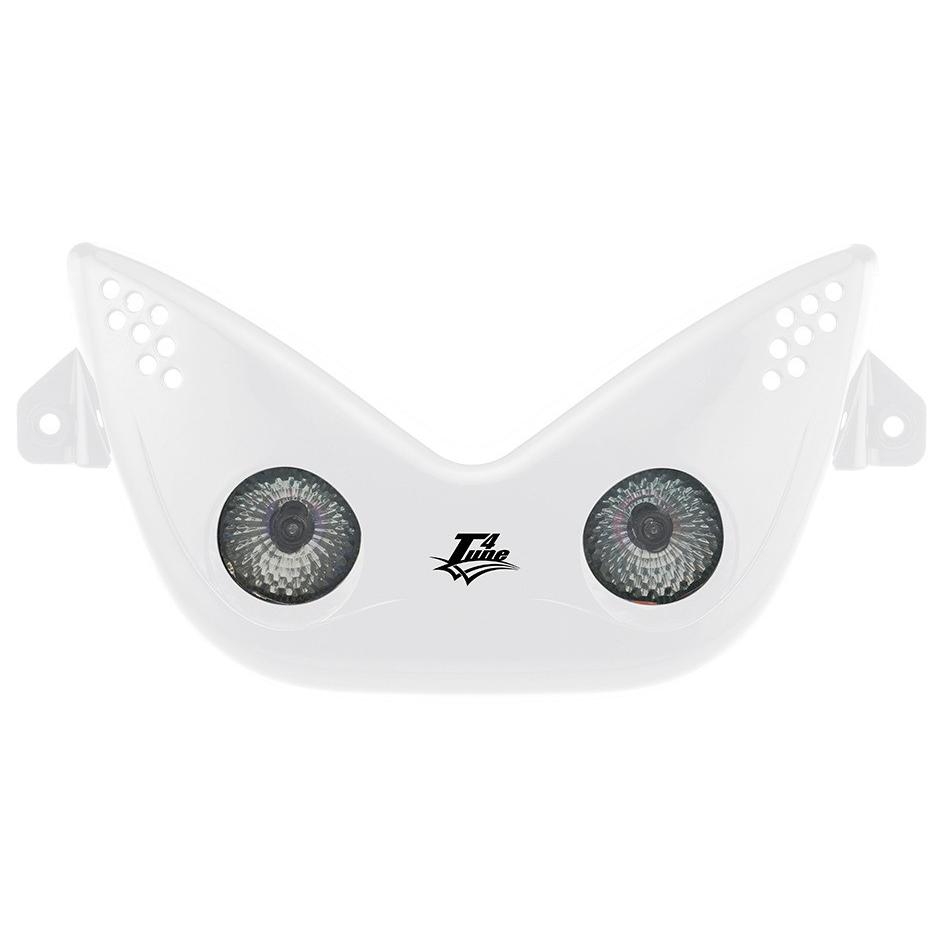 Double optique C4 blanc Nitro
