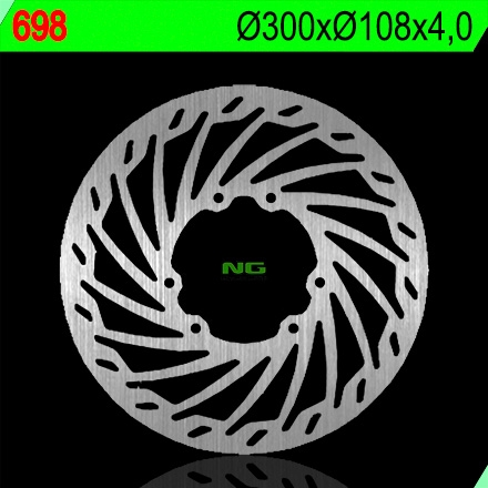 Disque de frein avant NG Brake Disc D.300 Derbi SENDA 125 04-06 - 698