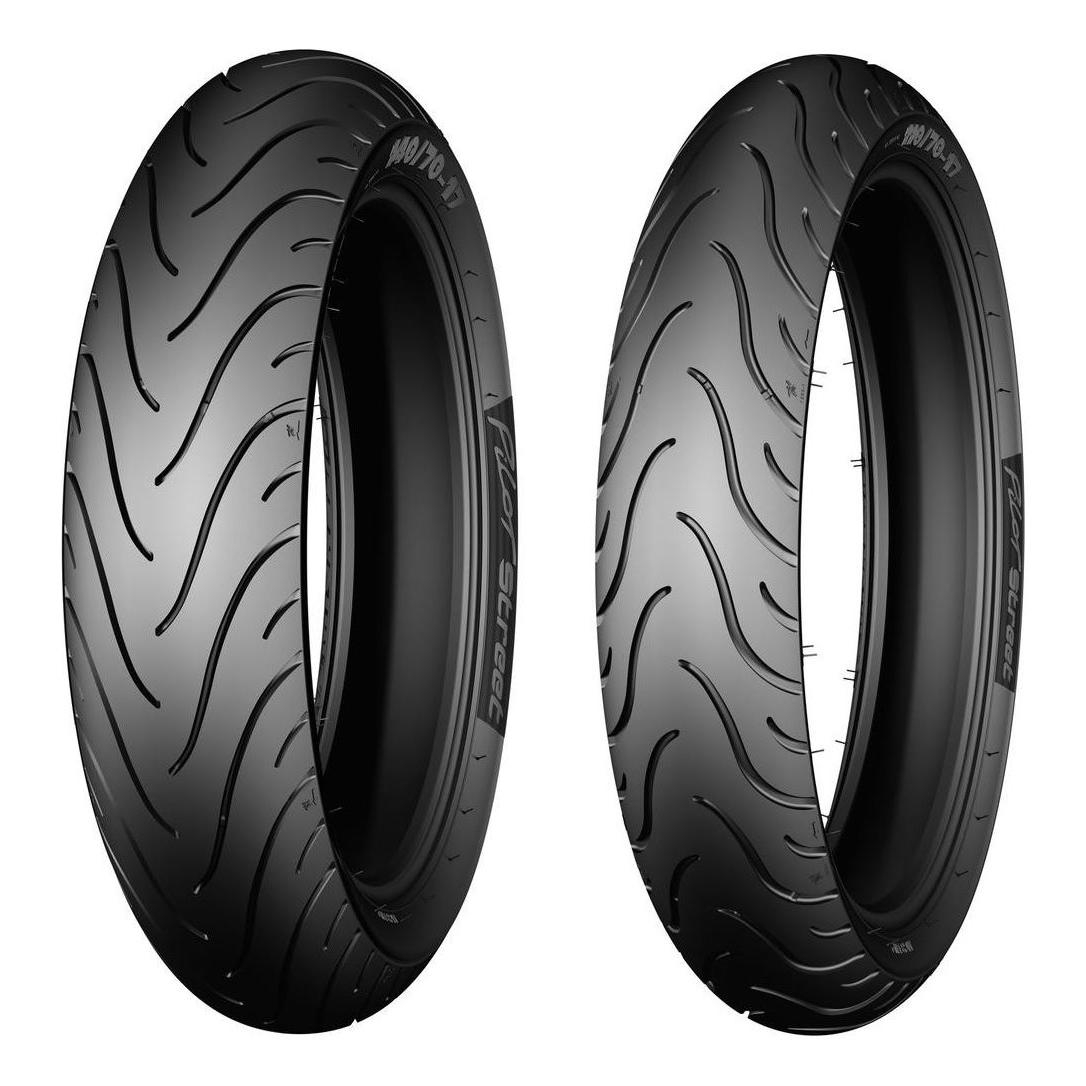 Pneu moto/scooter Michelin Pilot Street 80/90-16 48S TL/TT renforcé