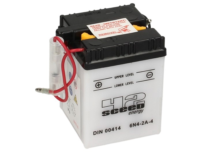 Batterie Sceed 42 6N4-2A-4 6V 4Ah avec pack acide
