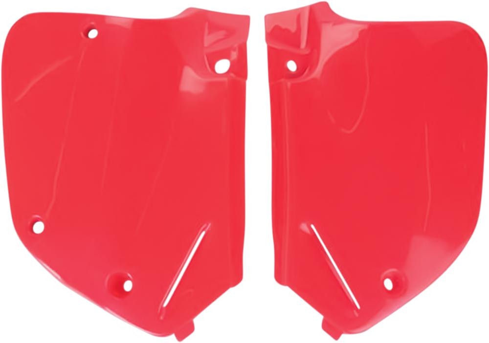 Plaques numéro latérales UFO Honda CR 250R 92-94 rouge (rouge CR 92-99