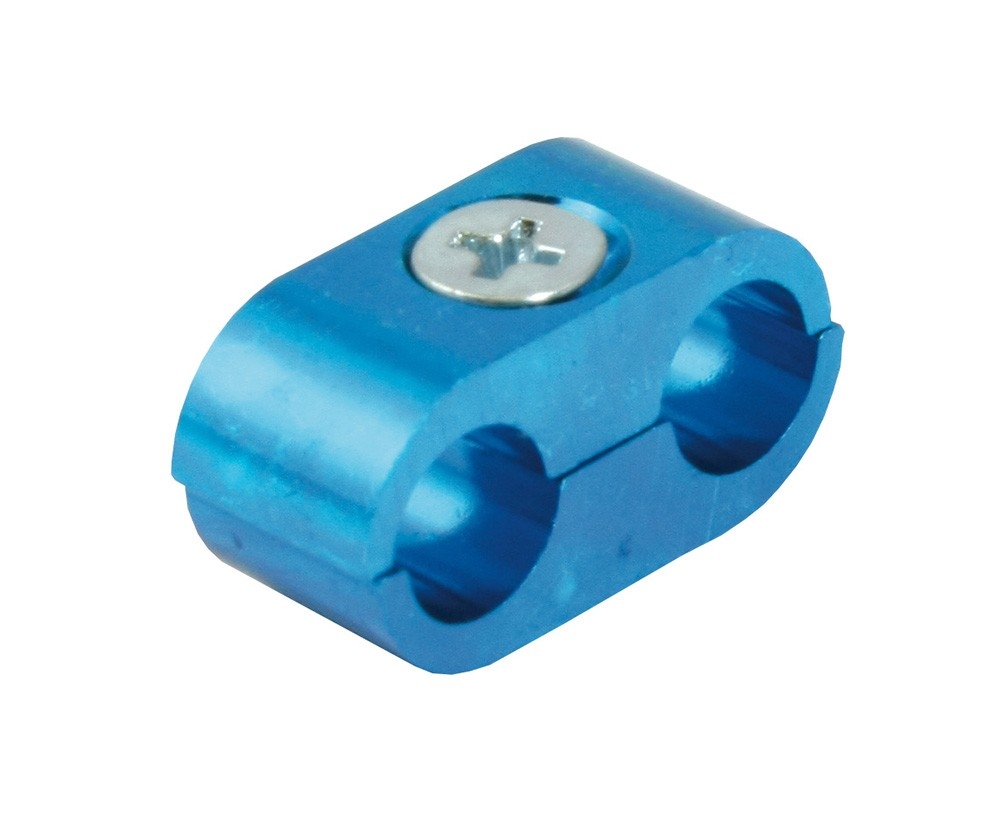 Séparateur de câble double anodisé bleu