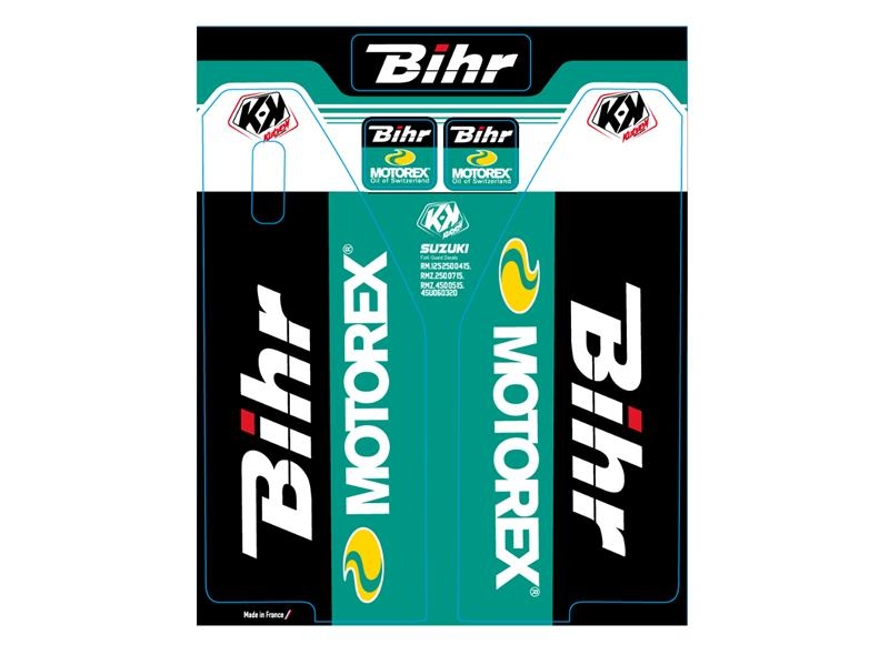 Kit de déco de fourche Kutvek Bihr/Motorex Suzuki RM 125-250
