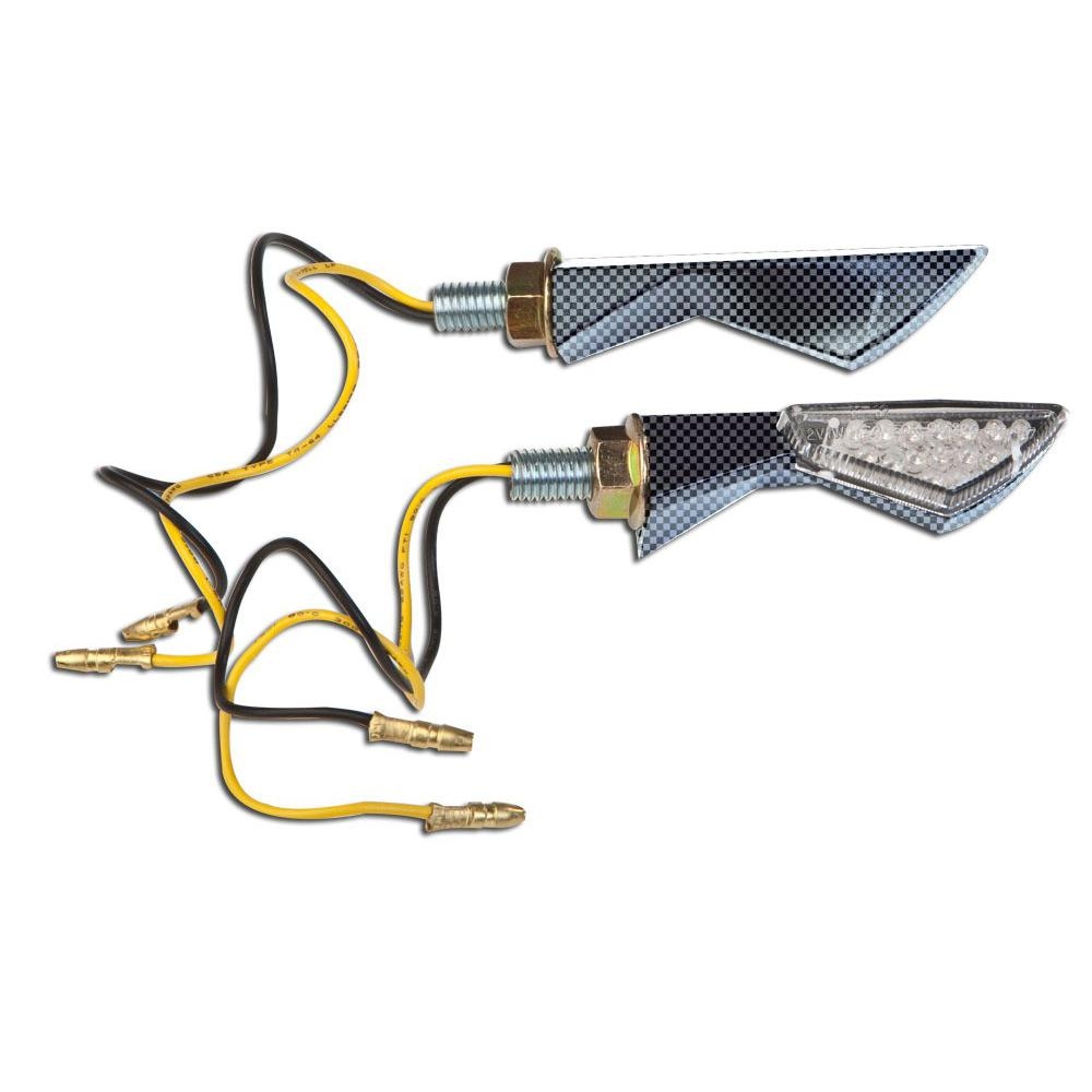 Clignotants Led Smile carbone