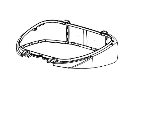 Cadre pour top case Shad SH58X et SH59X
