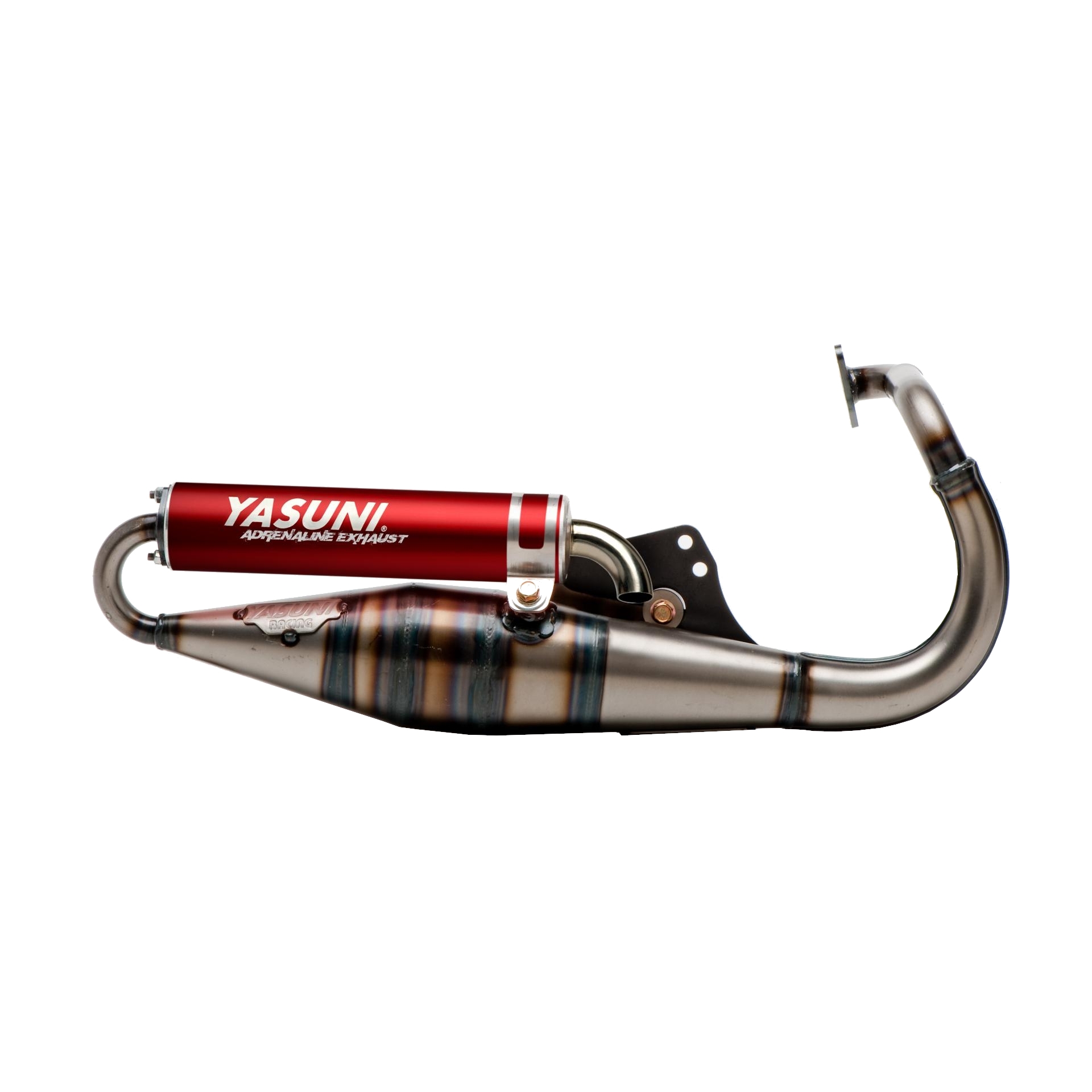 Pot d'échappement Yasuni Z rouge Peugeot Buxy/Trekker