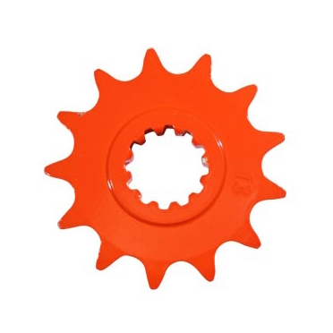 Pignon 14 dents pas 420 Derbi Senda / GPR / Gilera GSM 1999- orange
