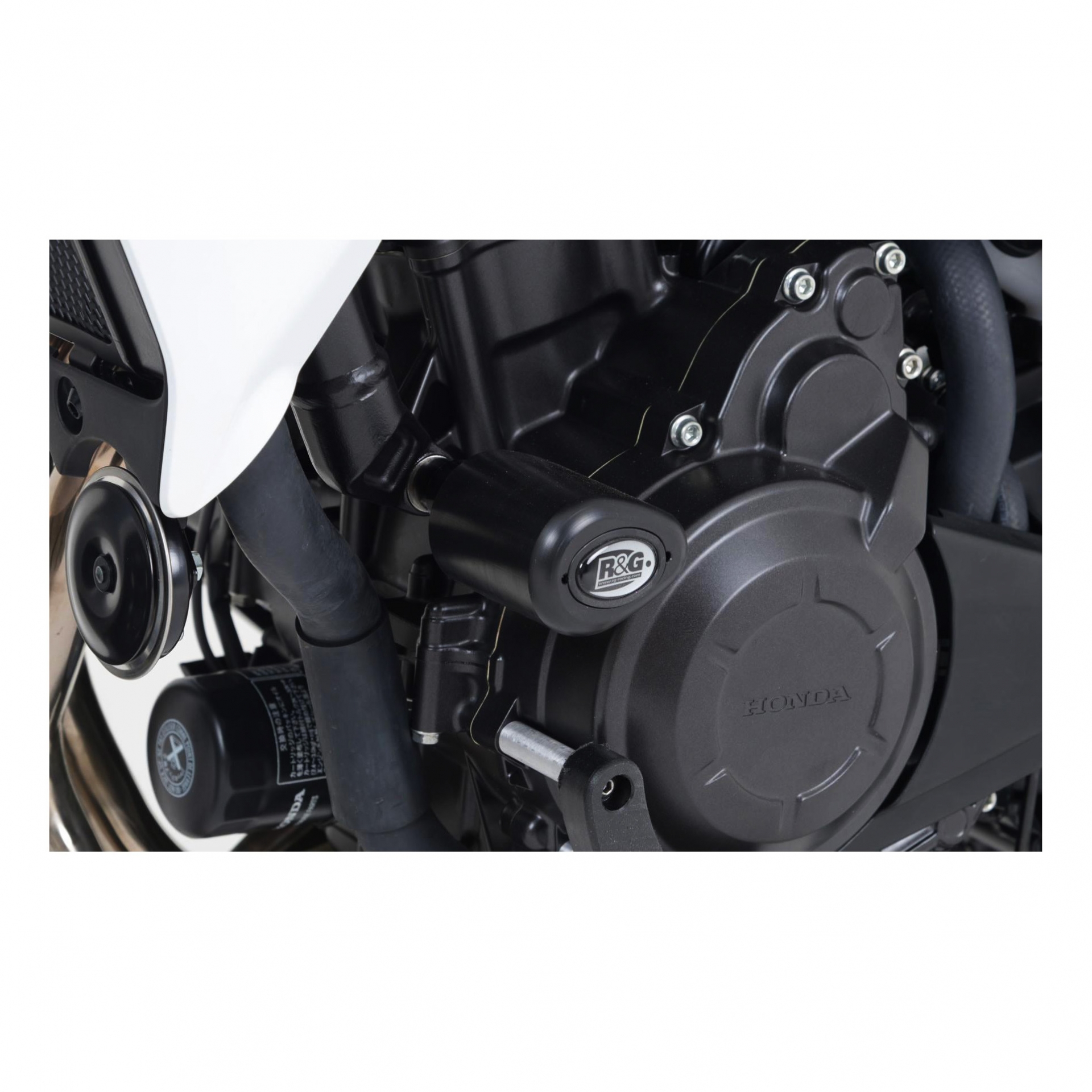 Tampons de protection R&G Racing Aero noir Honda CB 500 X 13-18
