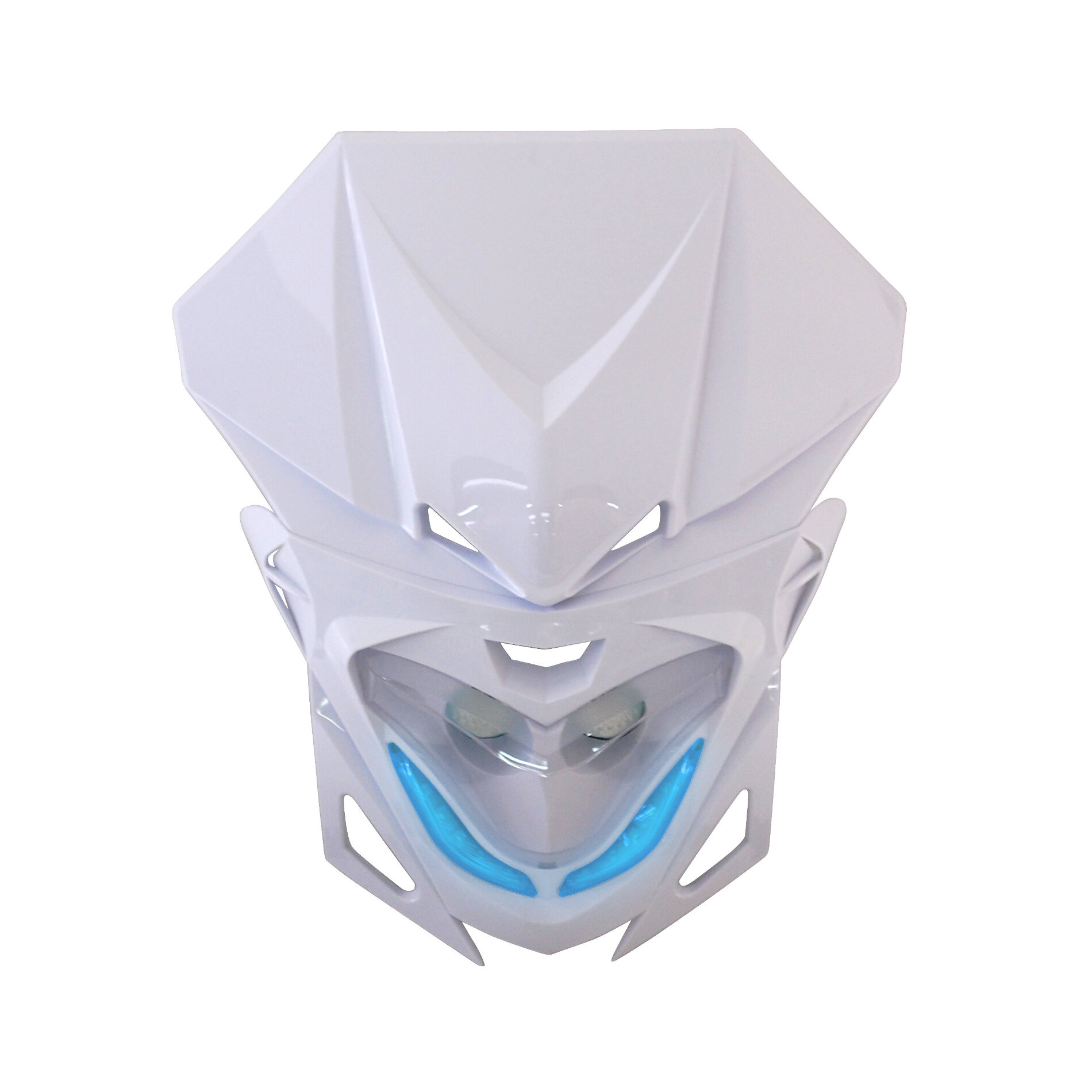 Tête de fourche Replay RR8 blanc avec leds bleu