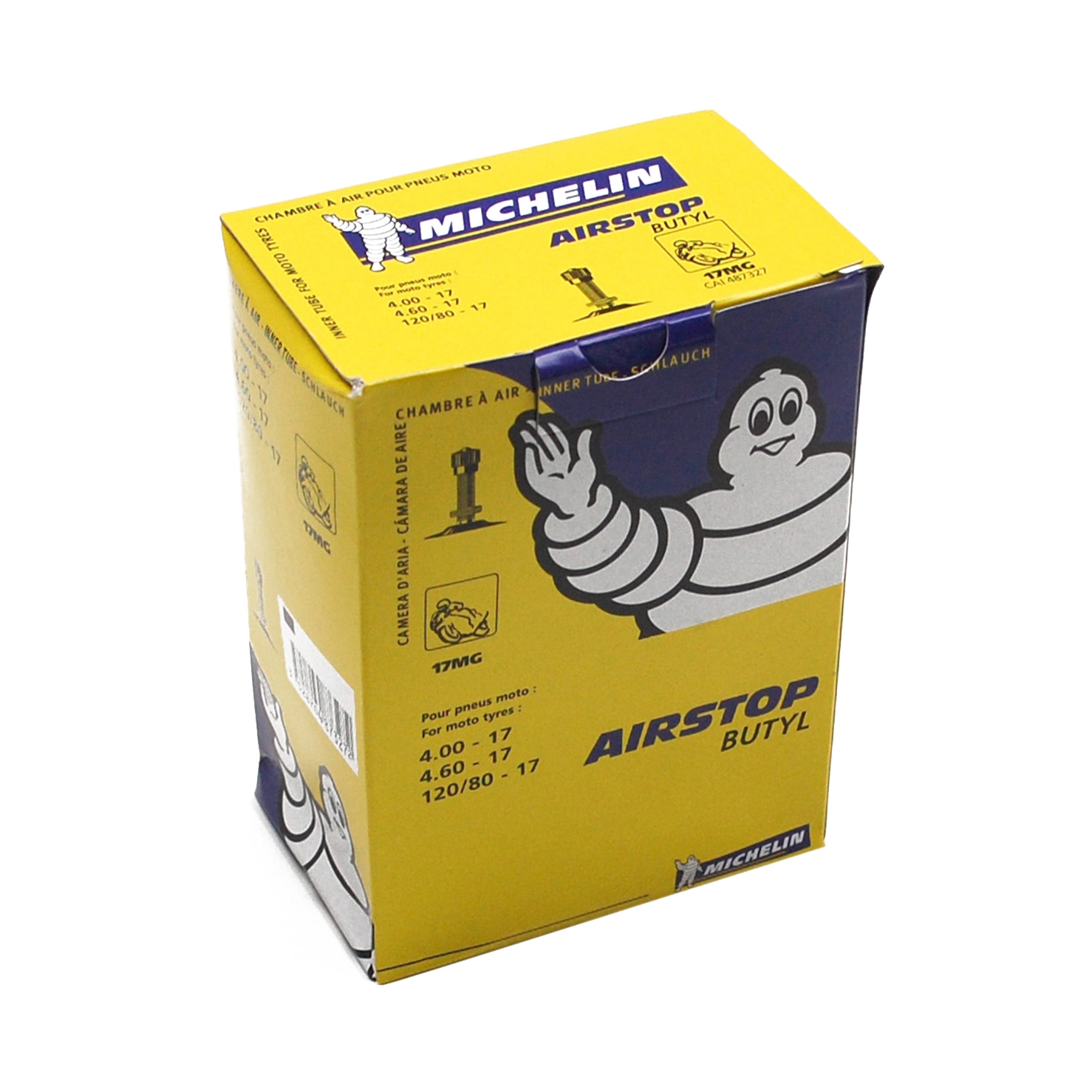 Chambre à air Michelin Street 120/70-17 valve droite TR4