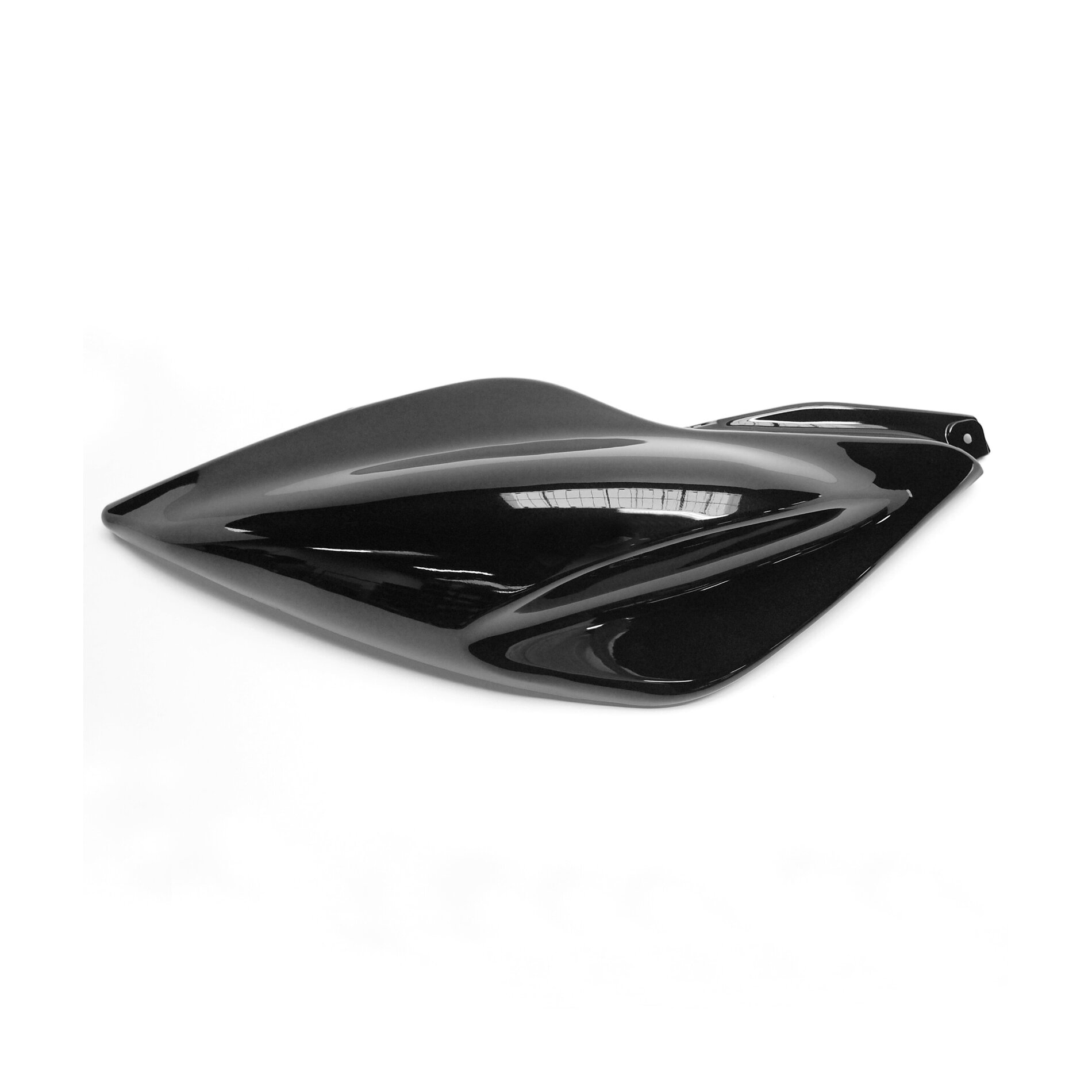 Coque arrière droit noire brillante adaptable MBK 50 Nitro/Yamaha 50 A