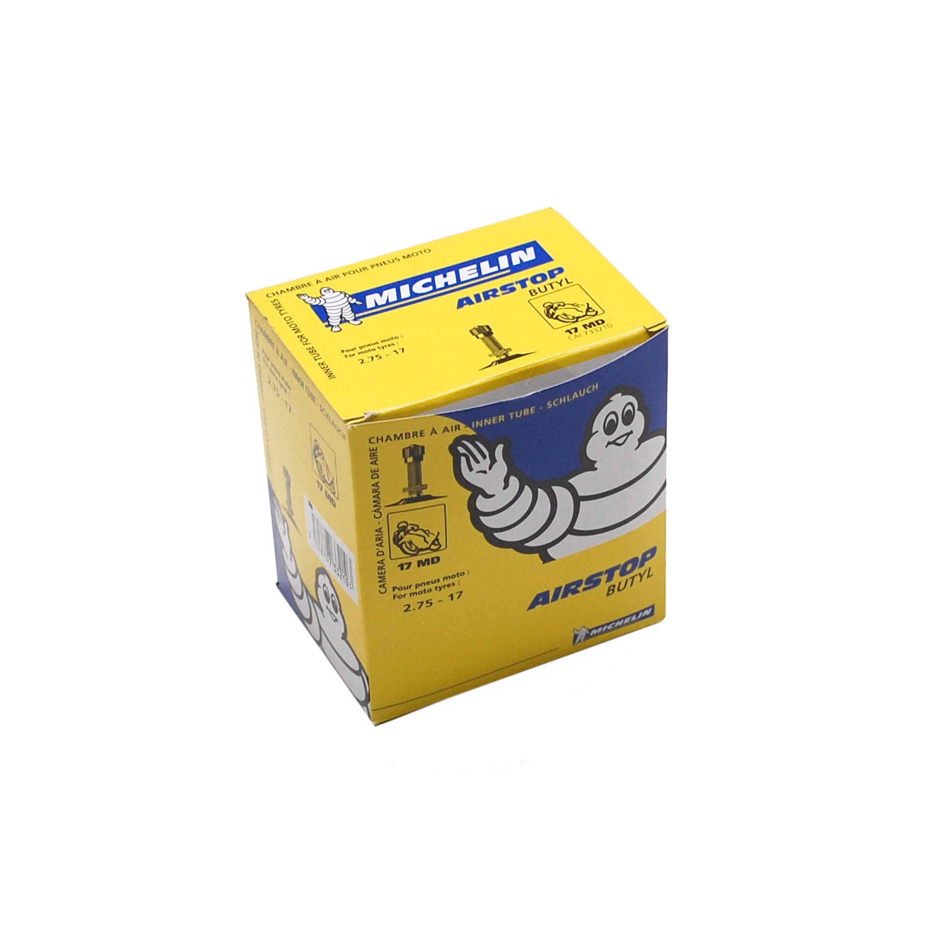 Chambre à air Michelin Street 2,75-17 valve droite TR4