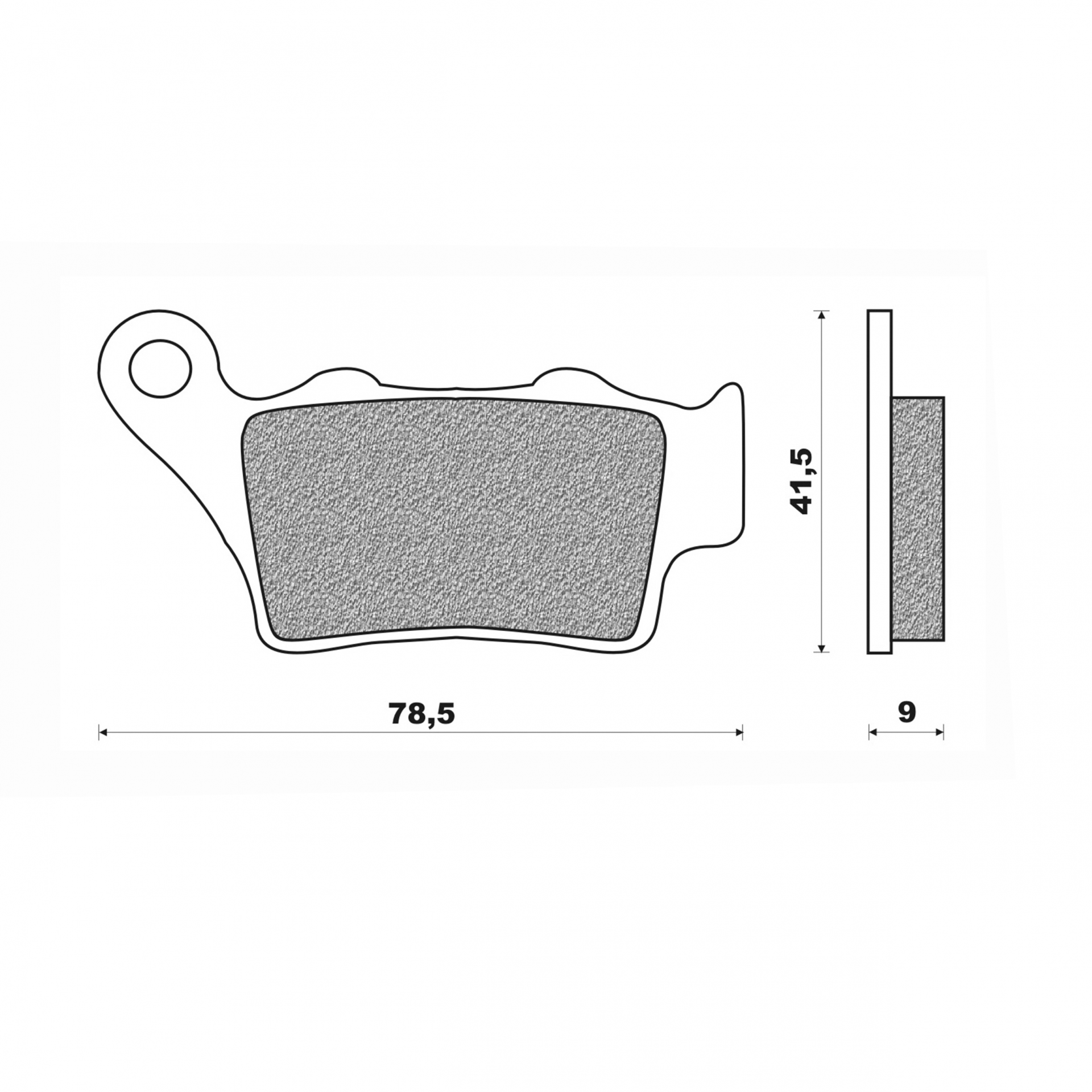 Plaquettes de frein Newfren Aprilia Pegaso / KTM 125 Duke 11-
