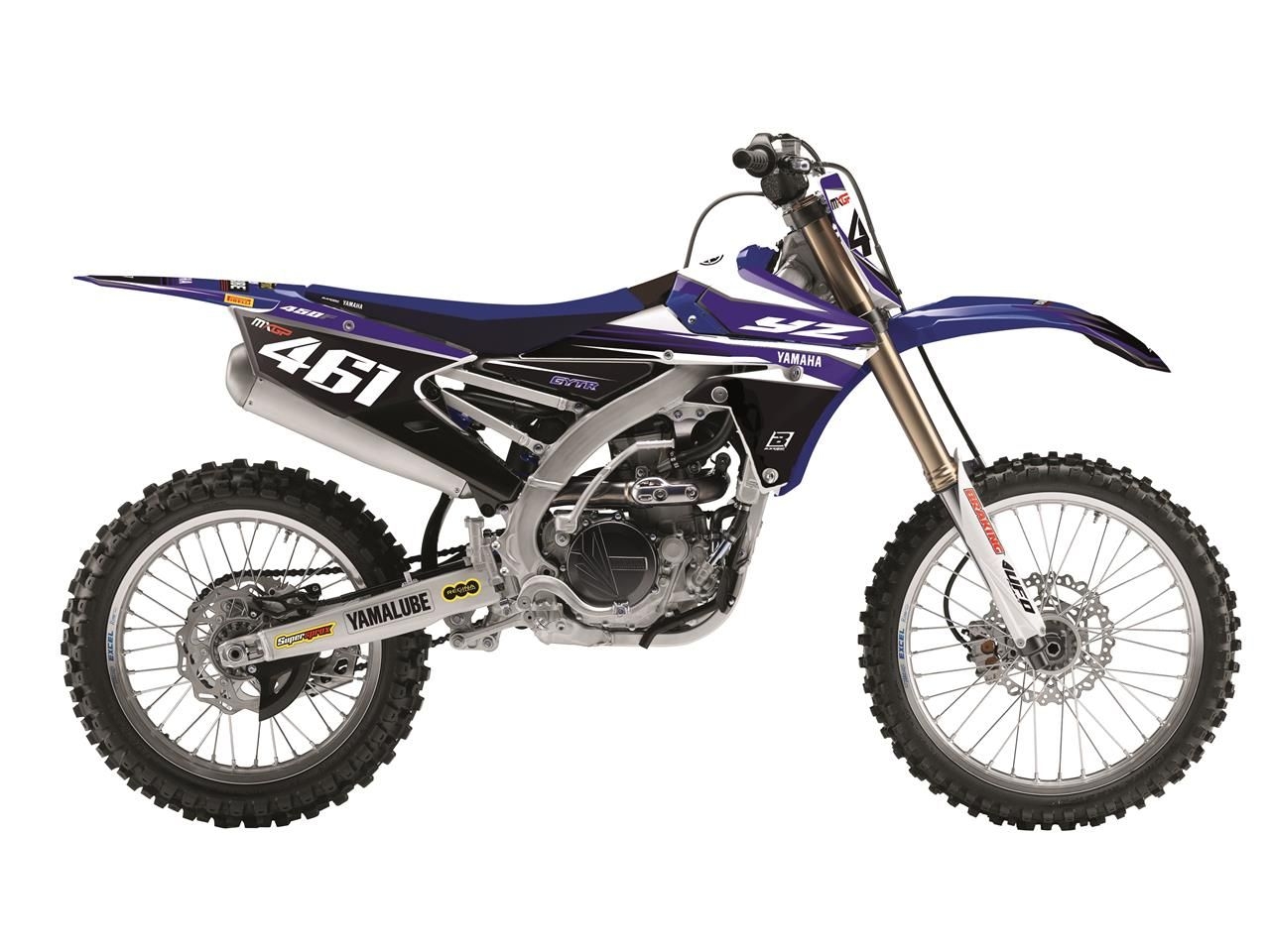 Kit déco BlackBird Factory Racing réplica 2017 Yamaha 250 YZ-F 14-17