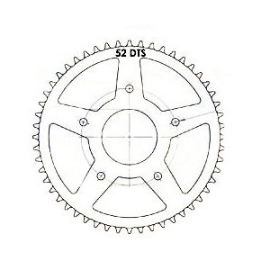 Kit chaîne 11x52 pas 420 Peugeot XP7 / XR7 / NK7 / XPS 05-08