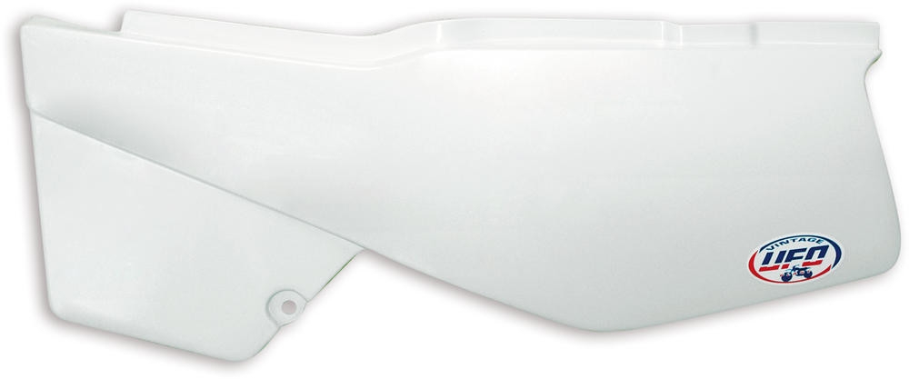 Plaques numéro latérales UFO Type Yamaha 600 XT 87-90 blanc