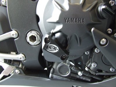 Slider moteur droit R&G Racing noir Yamaha YZF-R1 07-14