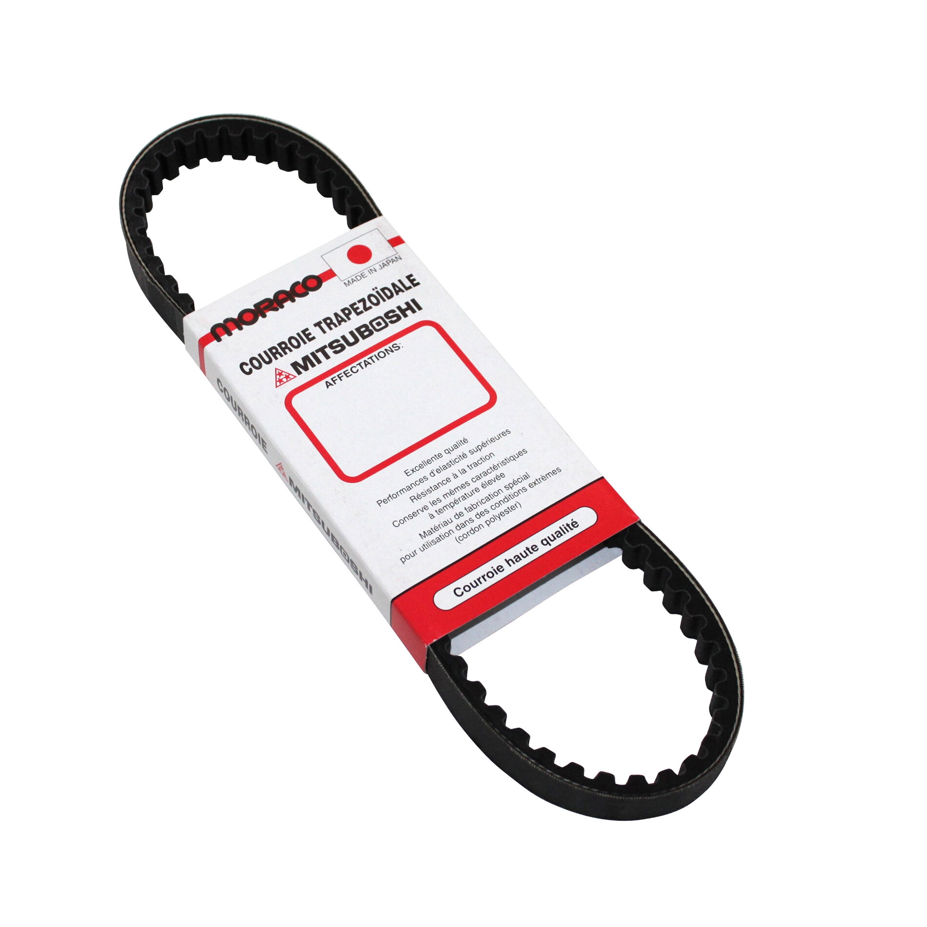 Courroie Mitsuboshi Piaggio 50 zip 4t/zip 2t/et4/et2/lx 2t/lx 4t