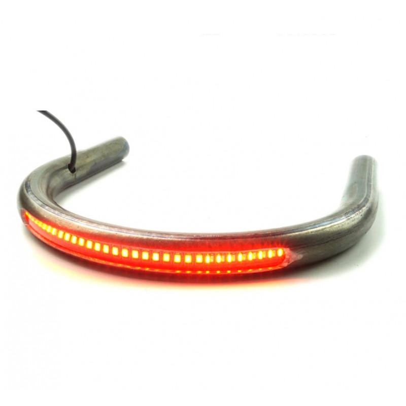 Boucle de selle Brazoline 175 mm avec feu arrière led