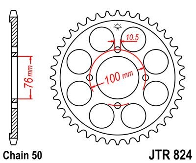 Couronne JT Sprockets Acier pas 520 46 dents - Pour Suzuki GSX 600 F 8
