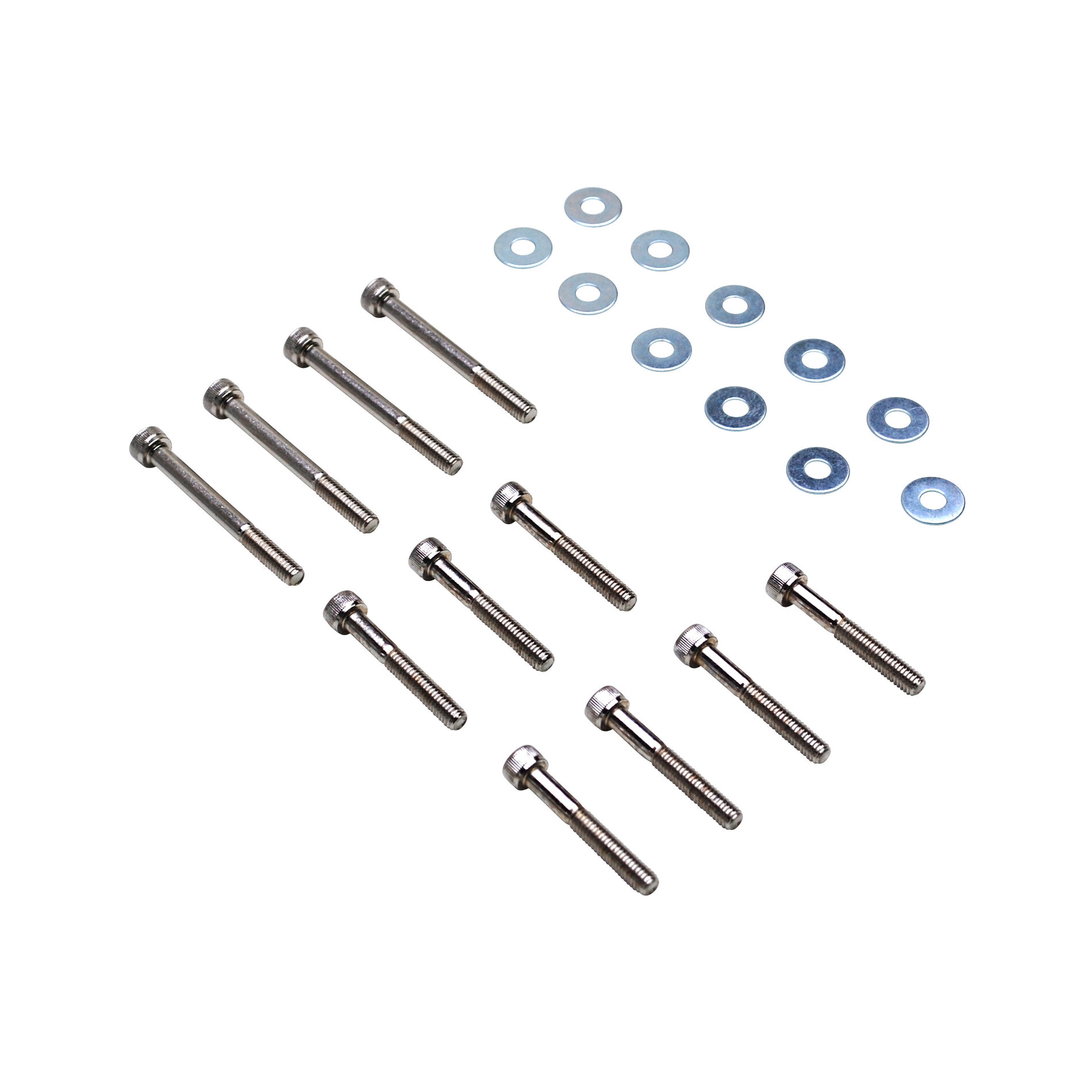 Kit de vis de carter Replay acier chrome pour trekker/Speedfight