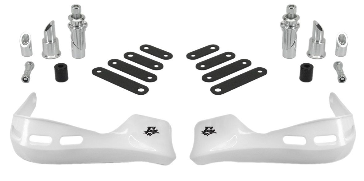 Protège-mains blanc (paire)