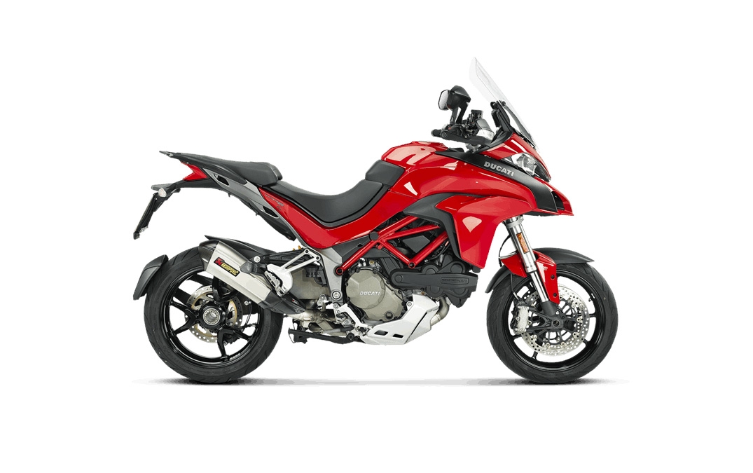 Silencieux Akrapovic Titane embout carbone Ducati Multistrada 1200 S 1