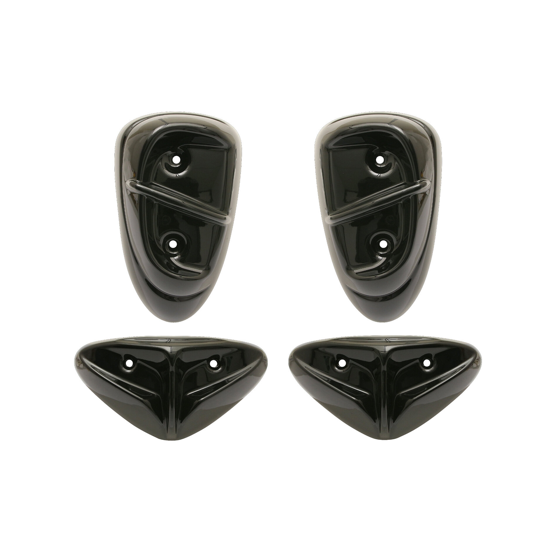 Jeu Pad de protection carrosserie adaptable pour Stunt Slider - Noir